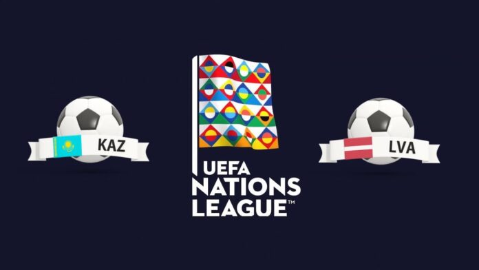 UEFA Nations League Kazakhstan vs Latvia
