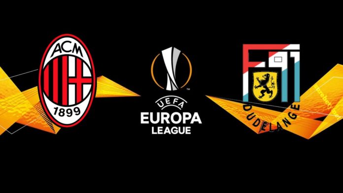 Milan vs Dudelange Europa League